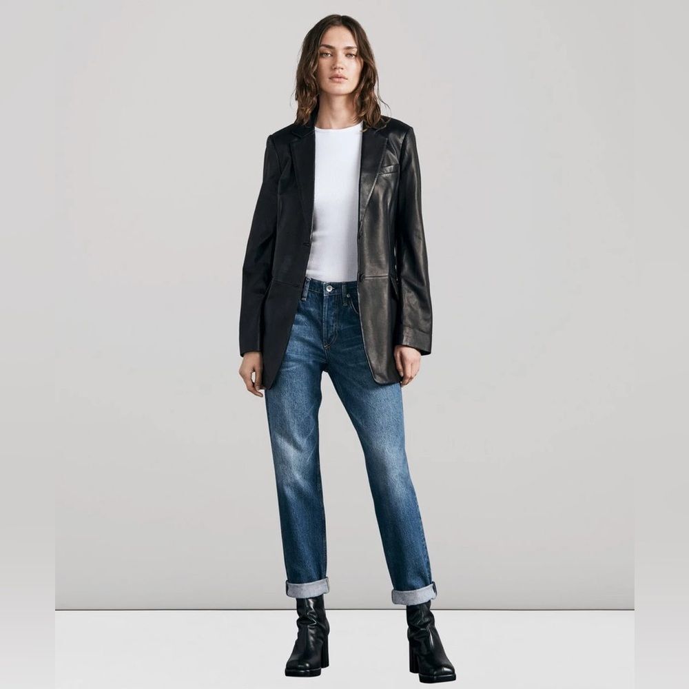 Rag & Bone Rosa Mid-Rise Boyfriend in Jinx 26